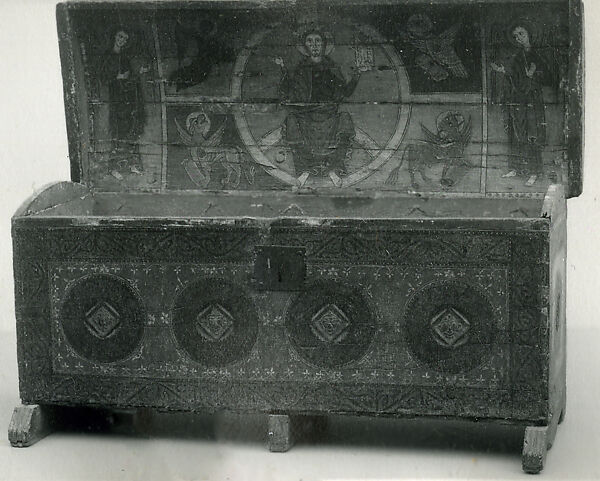 Chest, Wood, painted, Spanish