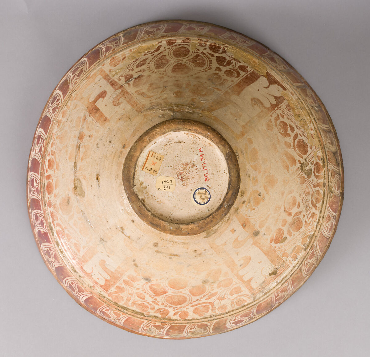 Bowl with Cover, Tin-glazed earthenware, Spanish