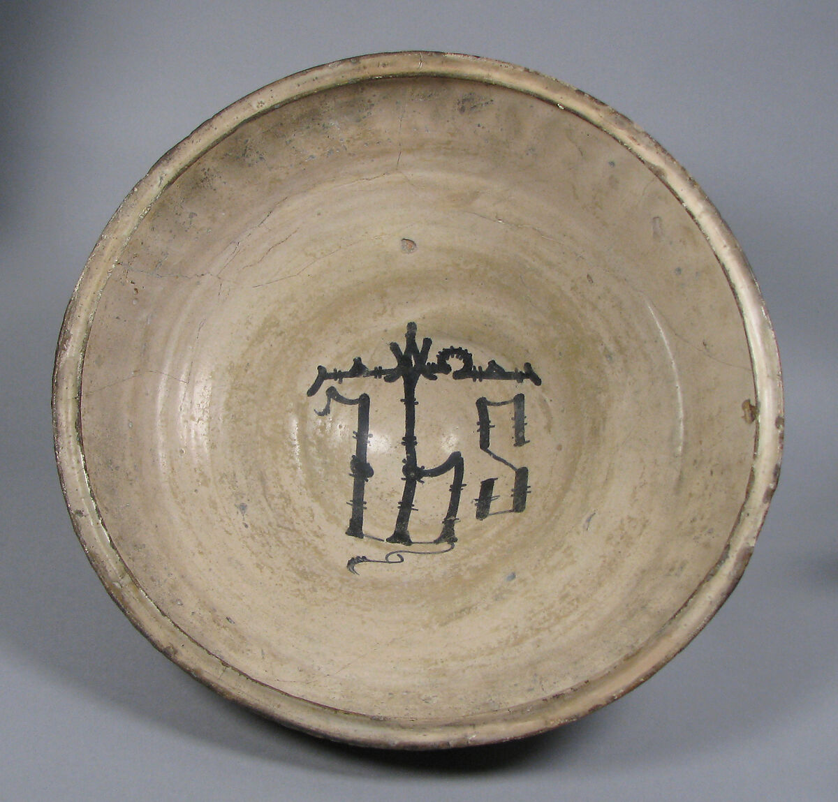 Bowl with Cover, Tin-glazed earthenware, Spanish