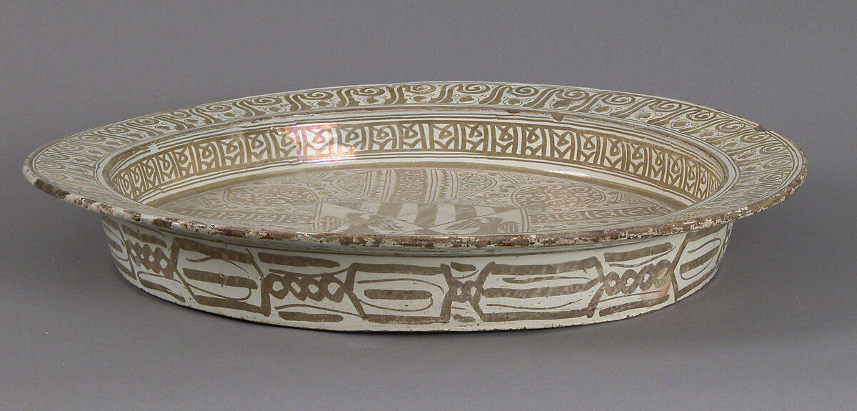 Deep Dish, Tin-glazed earthenware, Spanish