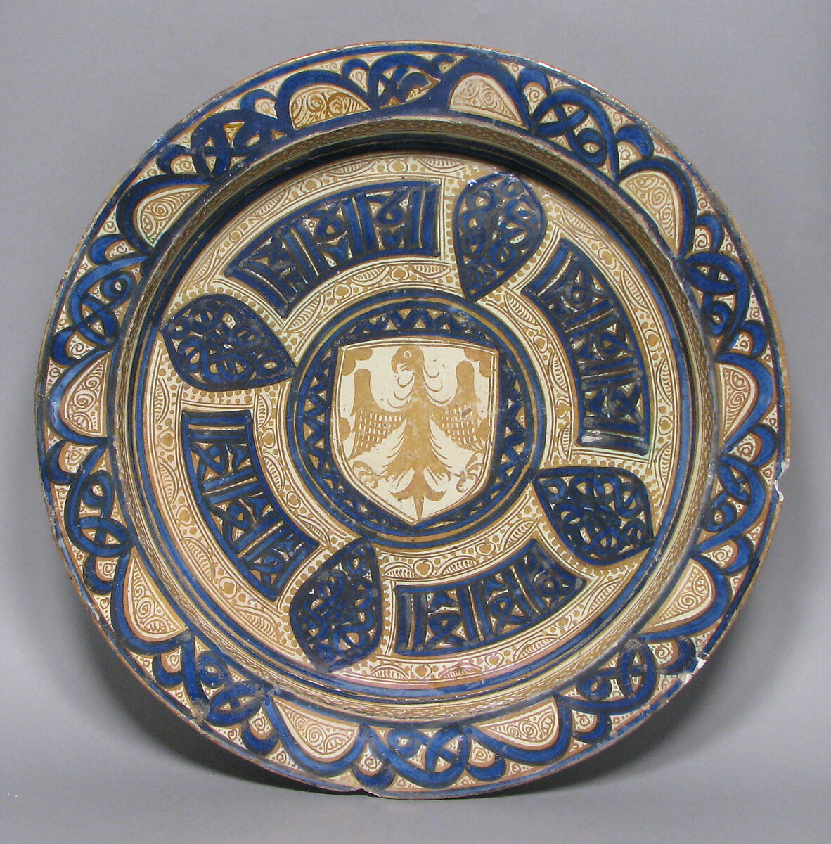 Deep Dish, Tin-glazed earthenware, Spanish 