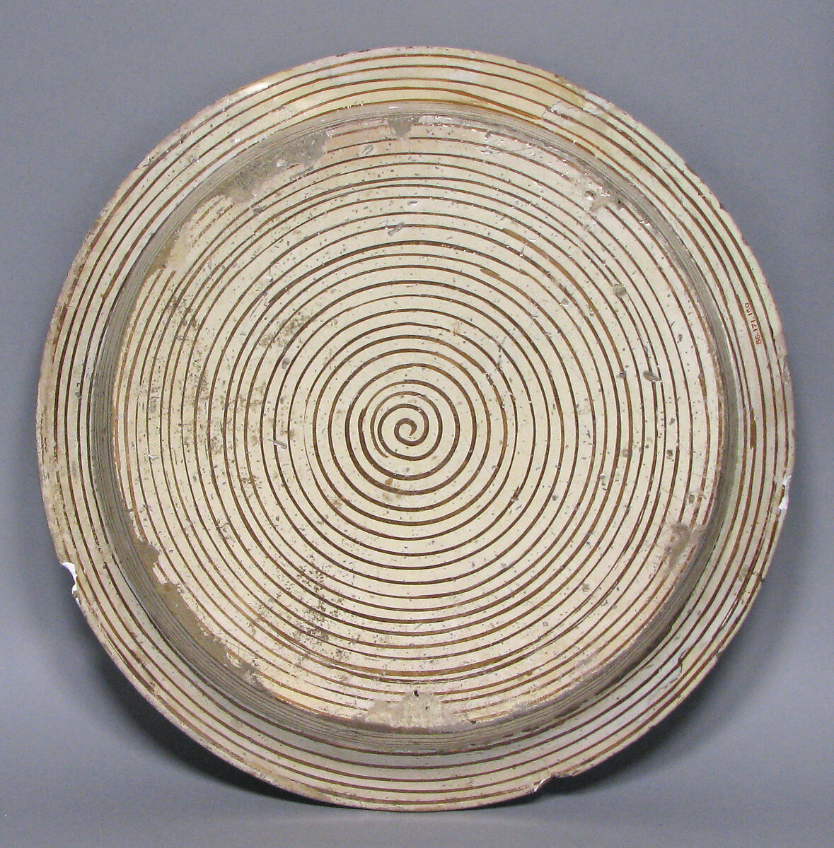Deep Dish, Tin-glazed earthenware, Spanish