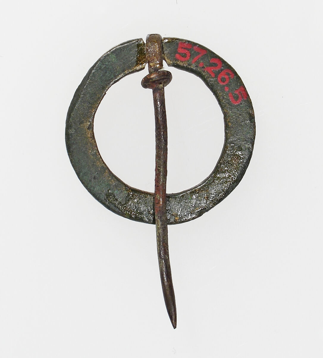 Ring Brooch, Copper alloy, European