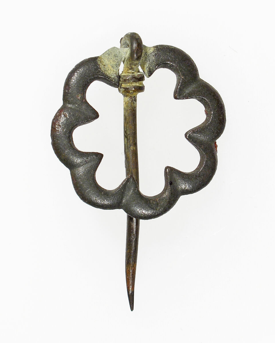 Ring Brooch, Copper alloy, European 