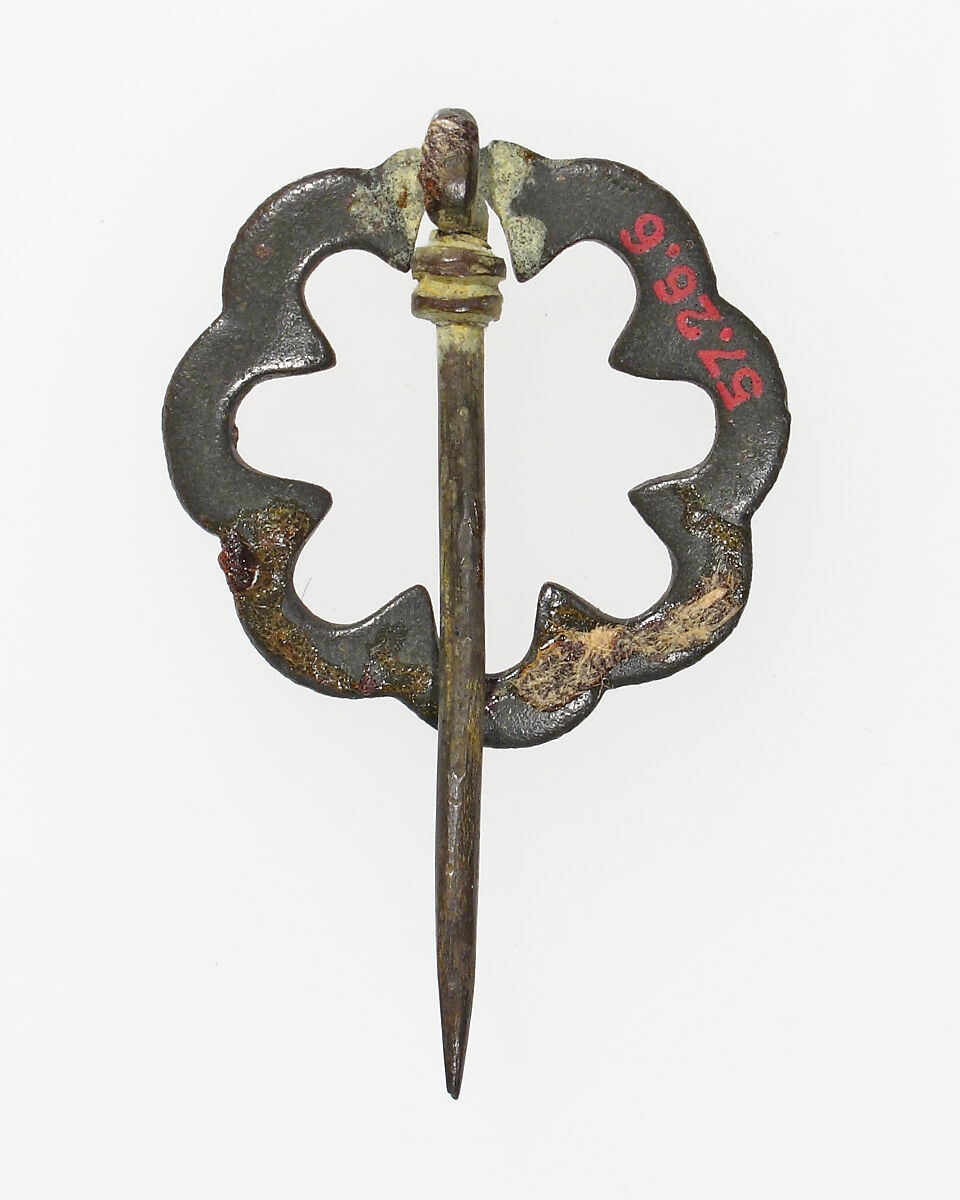Ring Brooch, Copper alloy, European