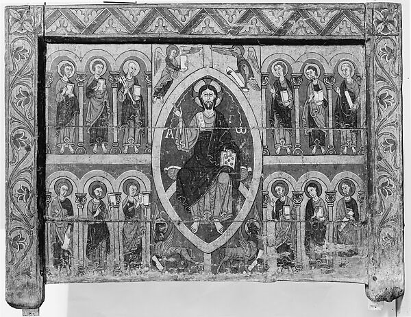 Altar Frontal, Tempera on wood, Spanish