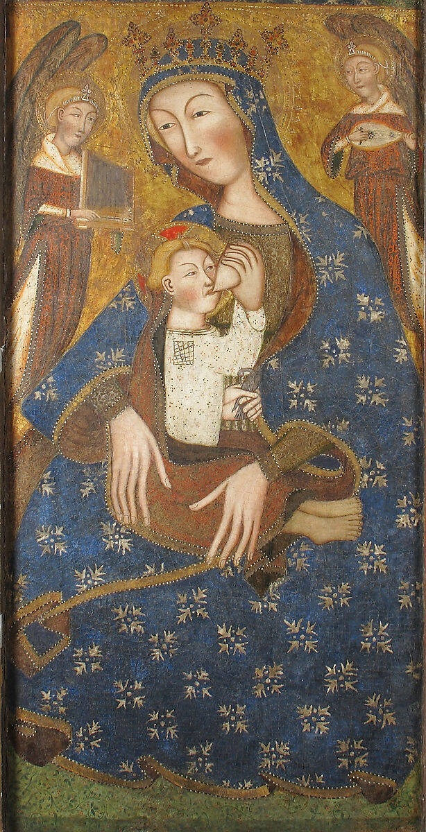 Retable, Master of Cubélls (Spanish, active 1374–ca. 1406), Tempera and gesso on canvas, Catalan