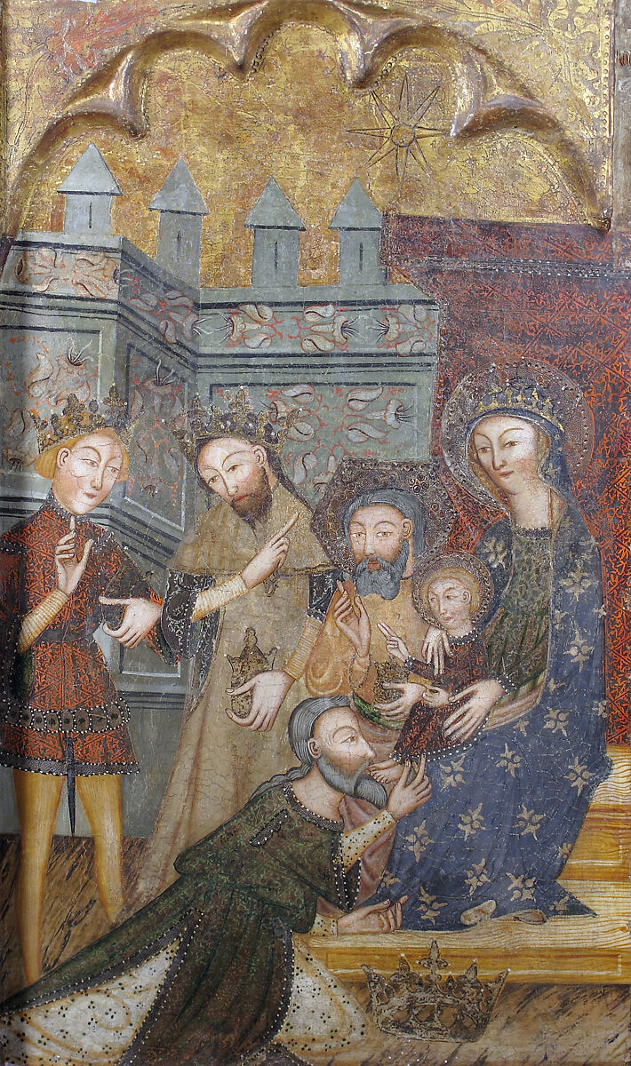 Retable, Master of Cubélls (Spanish, active 1374–ca. 1406), Tempera and gesso on canvas, Catalan