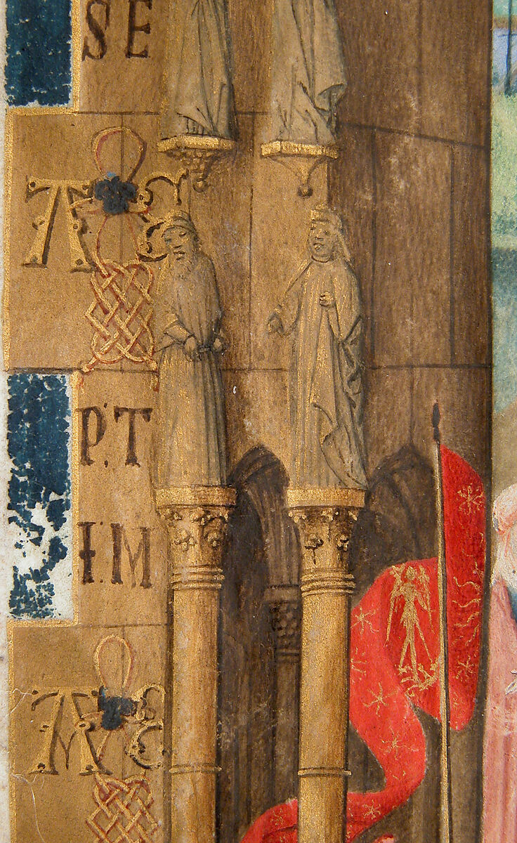 The Annunciation from the Hours of Charles of France, Master of Charles of France (French, active ca. 1450–75), Tempera, ink, and gold on parchment, French