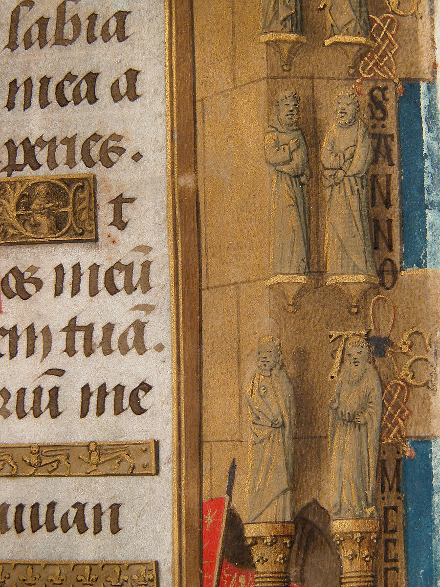 The Annunciation from the Hours of Charles of France, Master of Charles of France (French, active ca. 1450–75), Tempera, ink, and gold on parchment, French