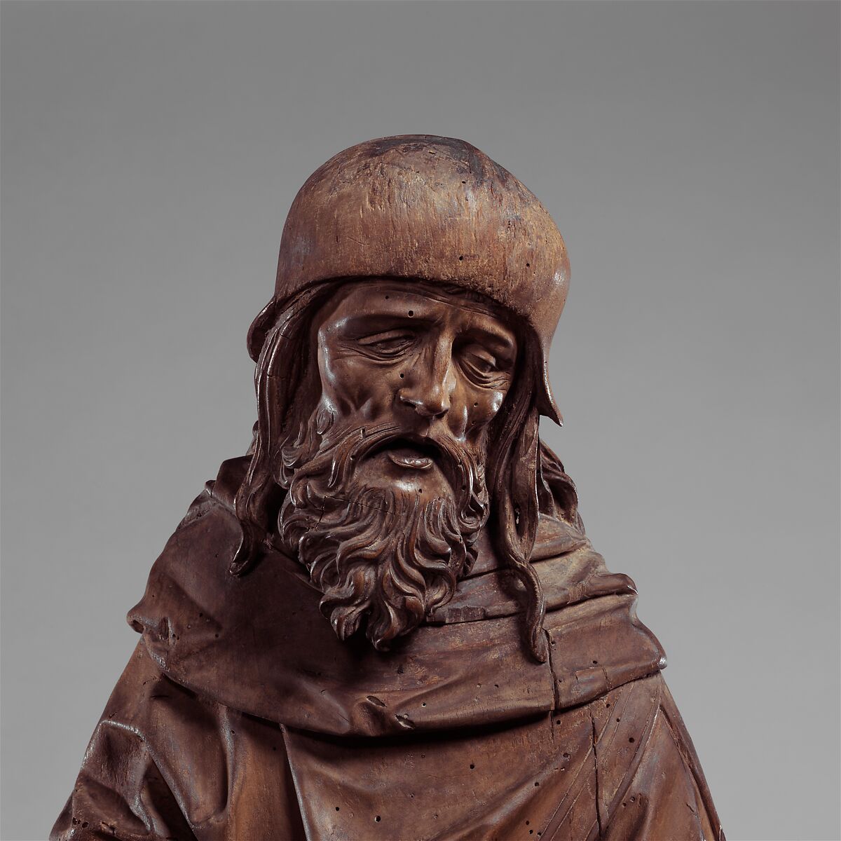 Saint Roch and the Angel, Master of the Biberach Holy Kinship (German, active 16th century), Limewood with traces of paint, German