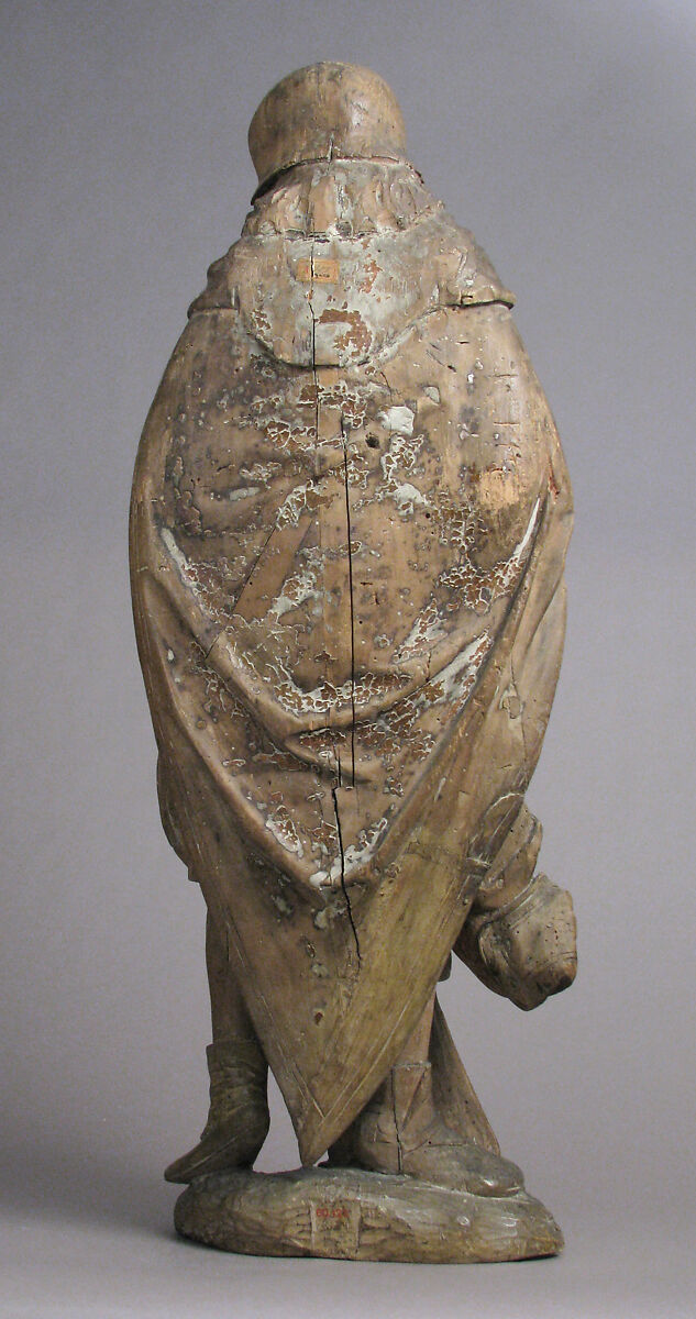 Saint Roch and the Angel, Master of the Biberach Holy Kinship (German, active 16th century), Limewood with traces of paint, German