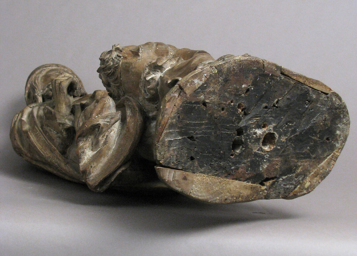 Saint Roch and the Angel, Master of the Biberach Holy Kinship (German, active 16th century), Limewood with traces of paint, German