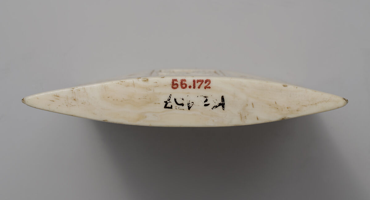 Comb with Putti and Sea Creatures, Elephant ivory, Italian