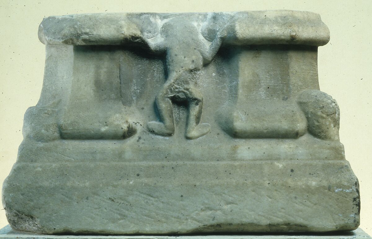 Double Column Base, Marble, French