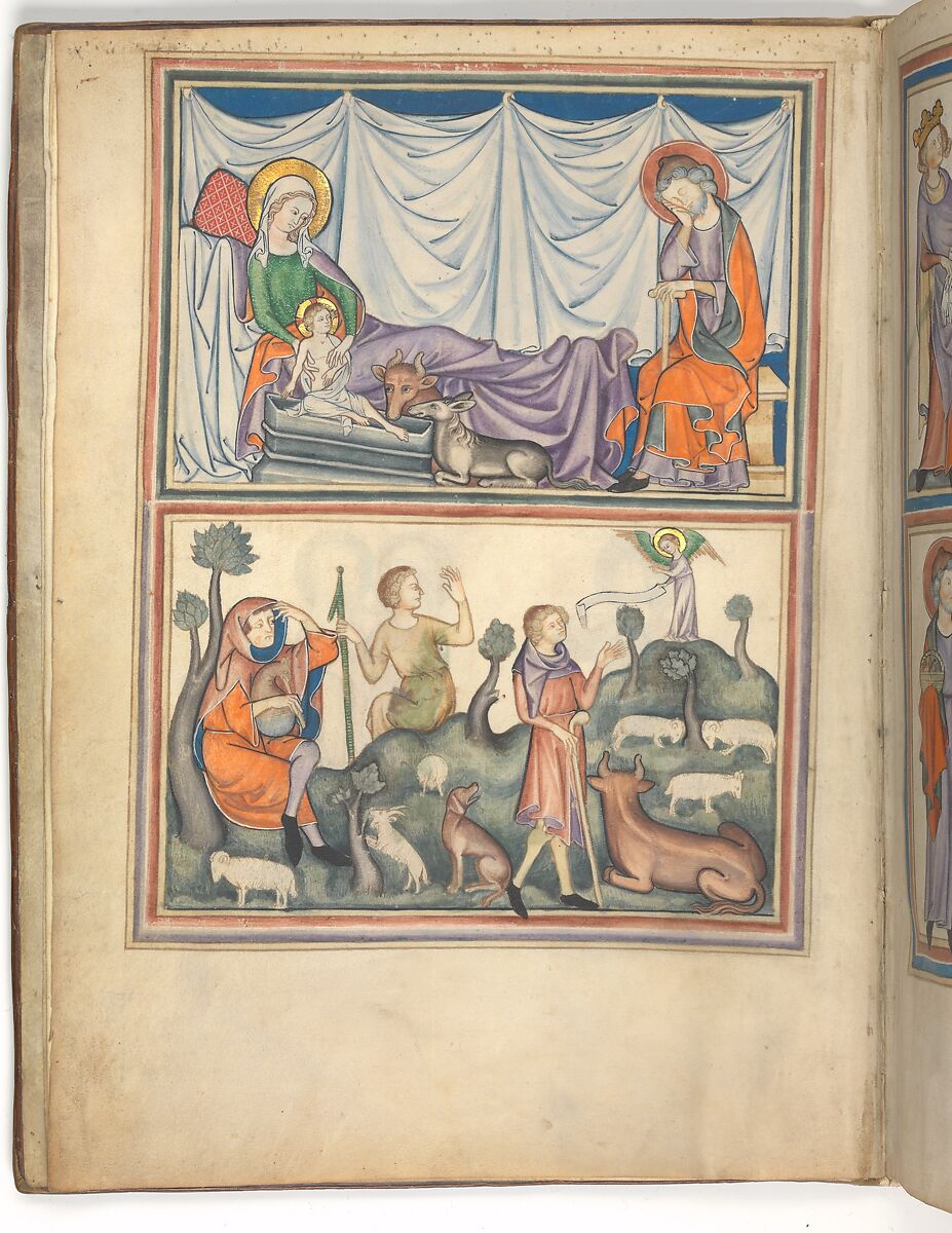 The Cloisters Apocalypse, Tempera, gold, silver, and ink on parchment; later leather binding, French