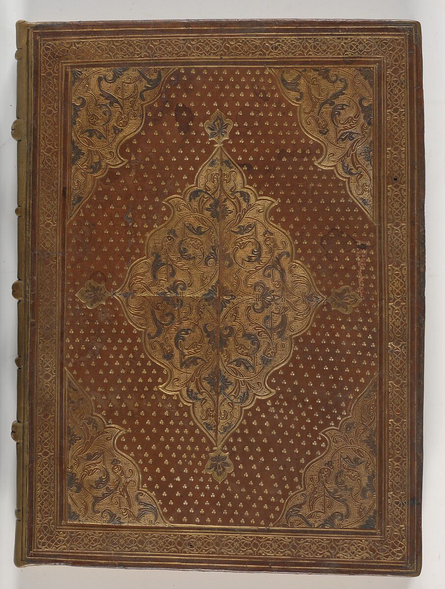 The Cloisters Apocalypse, Tempera, gold, silver, and ink on parchment; later leather binding, French