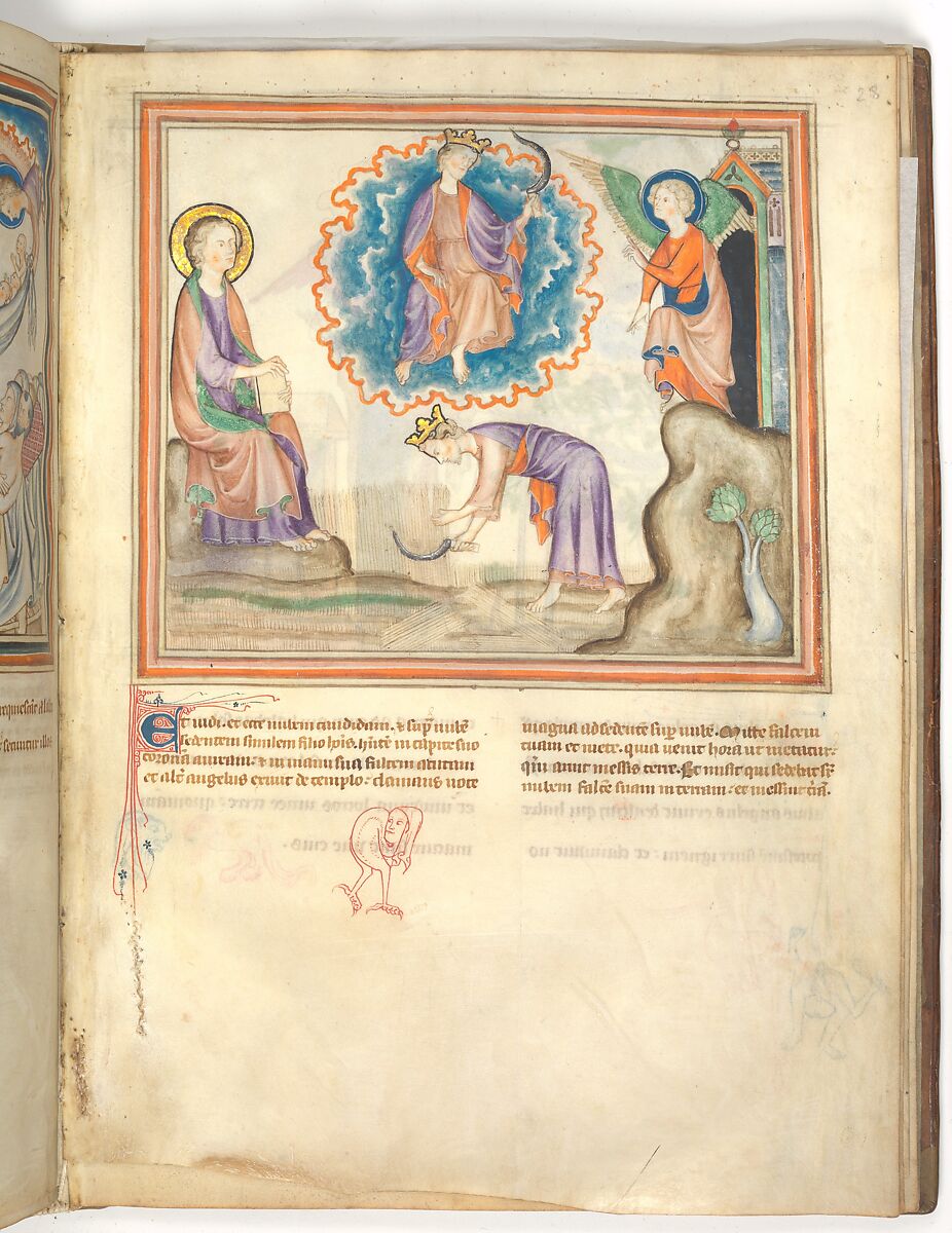 The Cloisters Apocalypse, Tempera, gold, silver, and ink on parchment; later leather binding, French