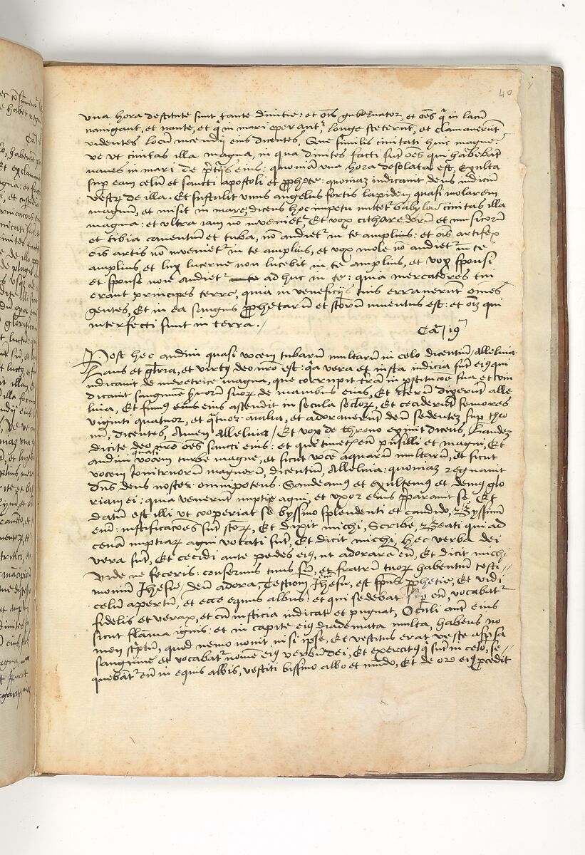 The Cloisters Apocalypse, Tempera, gold, silver, and ink on parchment; later leather binding, French