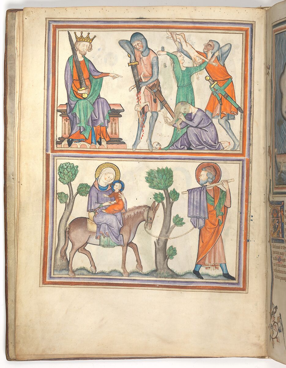 The Cloisters Apocalypse, Tempera, gold, silver, and ink on parchment; later leather binding, French