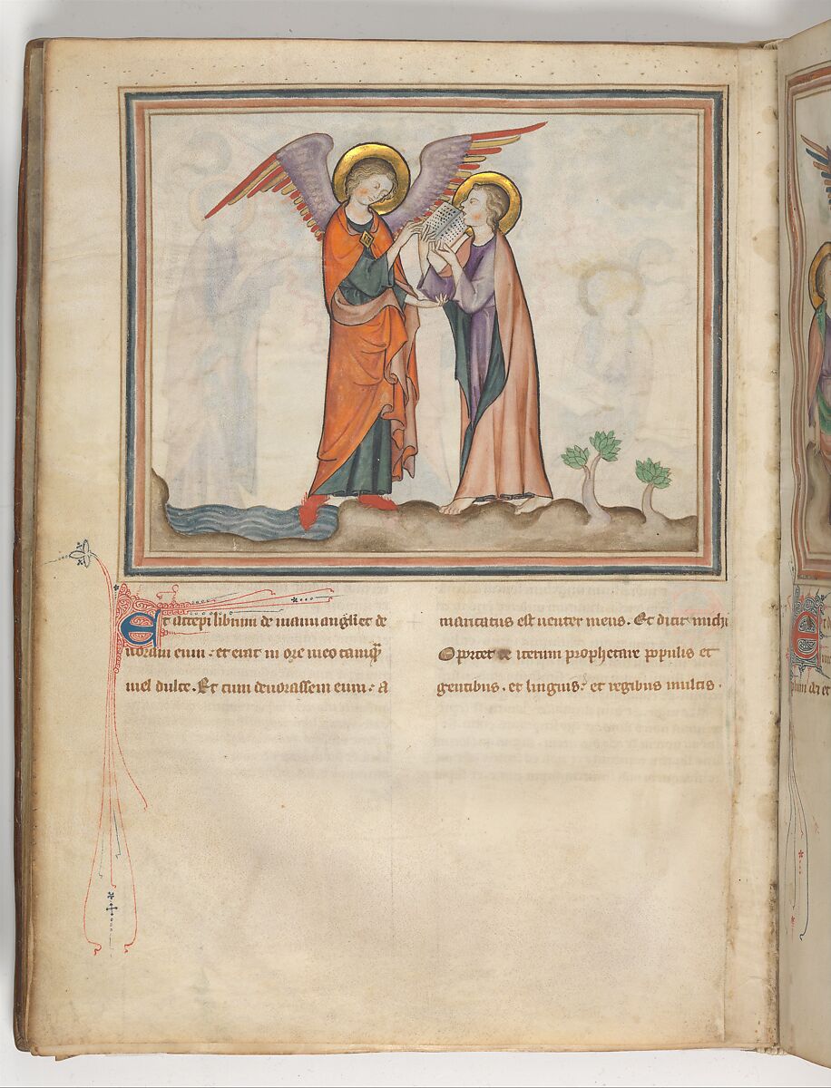 The Cloisters Apocalypse, Tempera, gold, silver, and ink on parchment; later leather binding, French