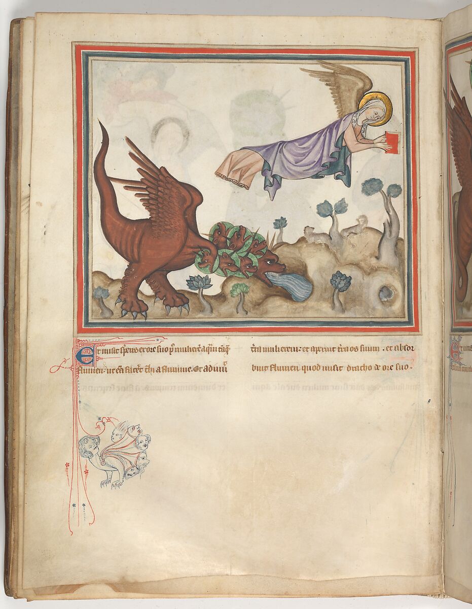 The Cloisters Apocalypse, Tempera, gold, silver, and ink on parchment; later leather binding, French