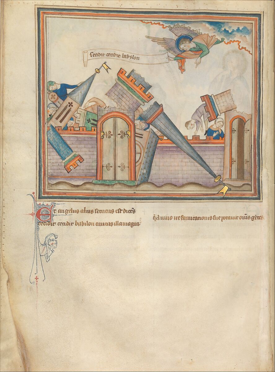 The Cloisters Apocalypse, Tempera, gold, silver, and ink on parchment; later leather binding, French