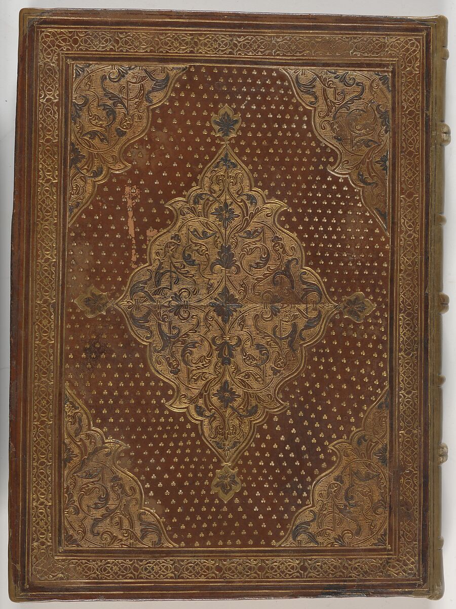 The Cloisters Apocalypse, Tempera, gold, silver, and ink on parchment; later leather binding, French