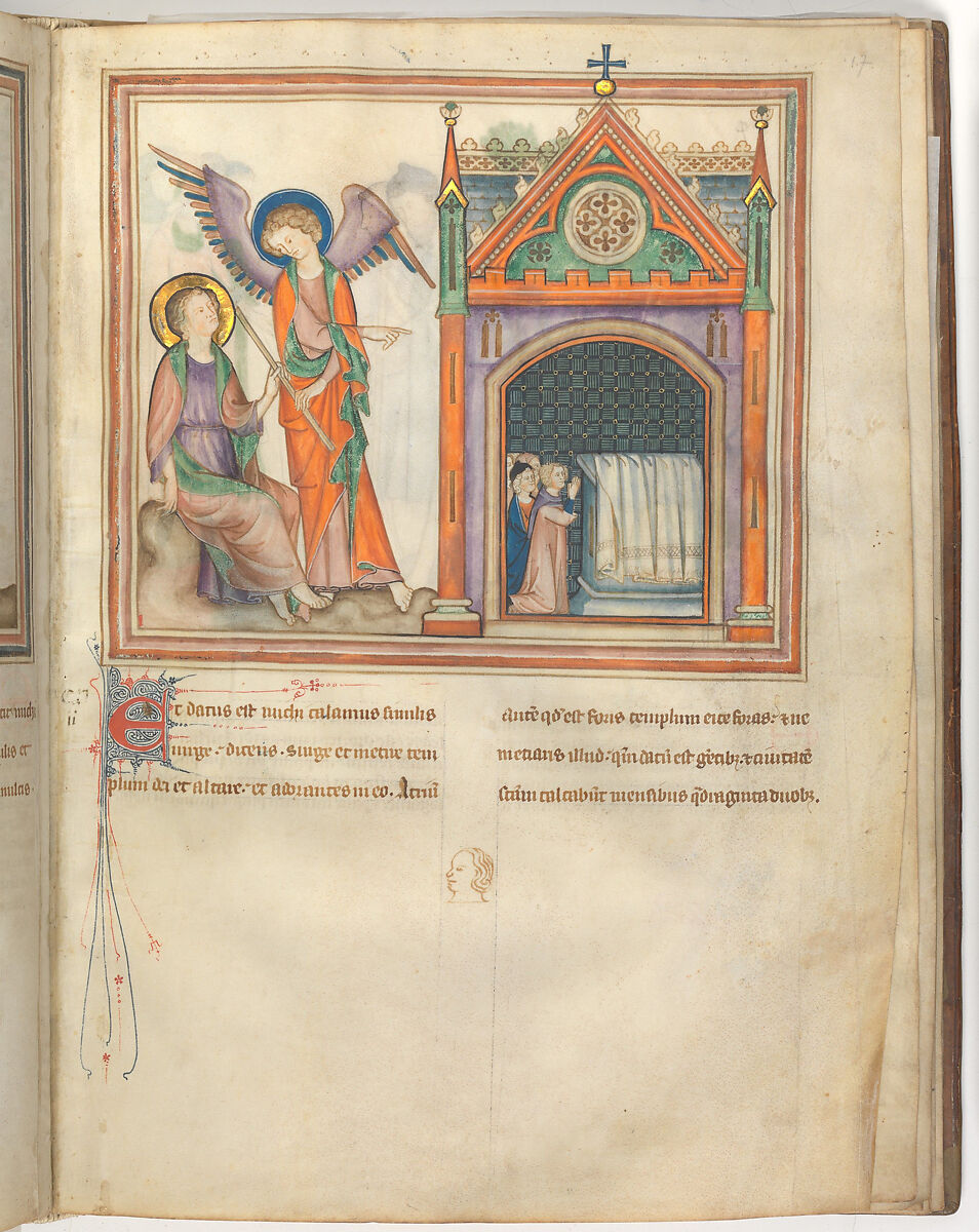 The Cloisters Apocalypse, Tempera, gold, silver, and ink on parchment; later leather binding, French