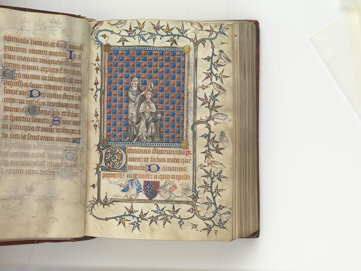 The Prayer Book of Bonne of Luxembourg, Duchess of Normandy, Attributed to Jean Le Noir (French, active 1331–75)  , and Workshop, Tempera, grisaille, ink, and gold on vellum, French