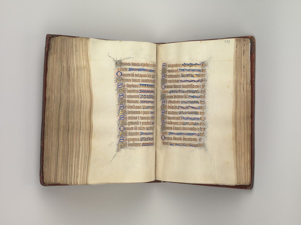 The Prayer Book of Bonne of Luxembourg, Duchess of Normandy, Attributed to Jean Le Noir (French, active 1331–75)  , and Workshop, Tempera, grisaille, ink, and gold on vellum, French