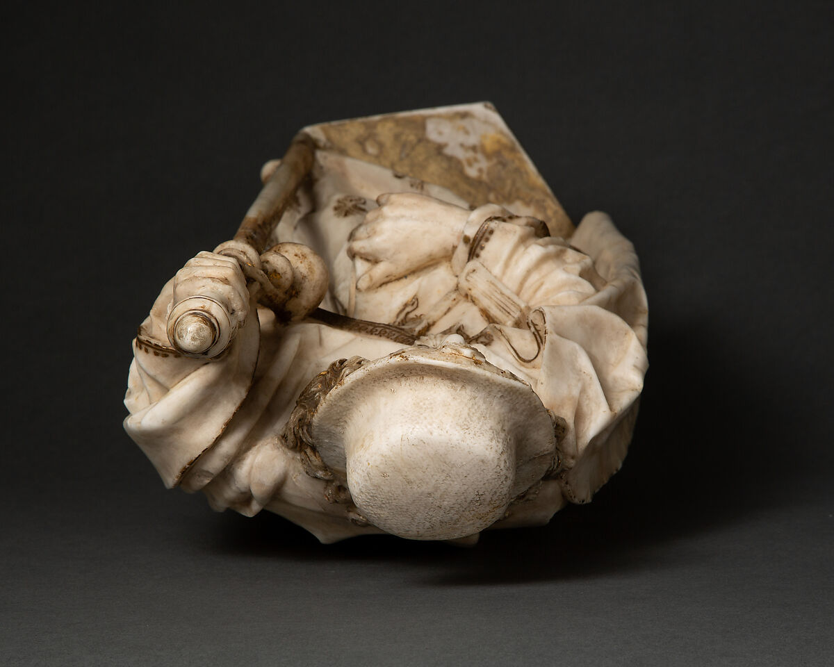 Saint James the Greater, Gil de Siloe (Spanish, active 1475–1505), Alabaster with paint and gilding, Spanish