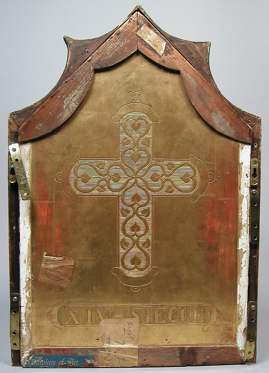 The Crucifixion, Master of the Codex of Saint George (Italian, active Florence, ca. 1315–35), Tempera on wood, gold ground, Italian