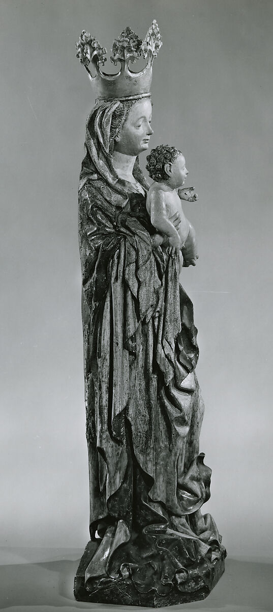 Standing Virgin and Child, Circle of Jakob Kaschauer, Limewood with paint, Austrian