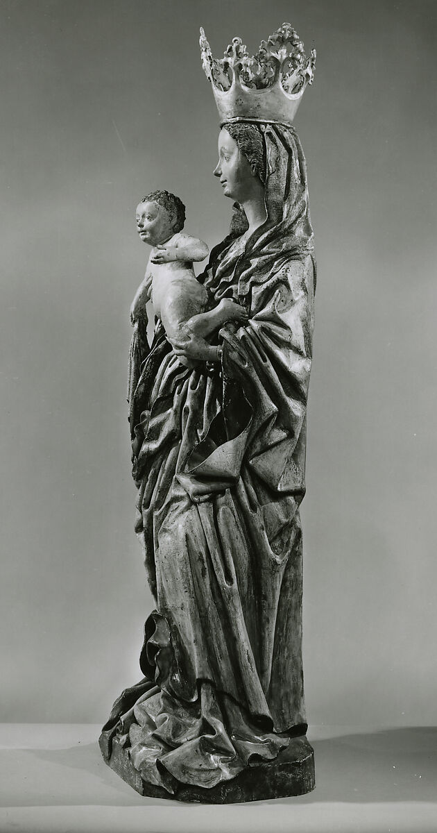 Standing Virgin and Child, Circle of Jakob Kaschauer, Limewood with paint, Austrian
