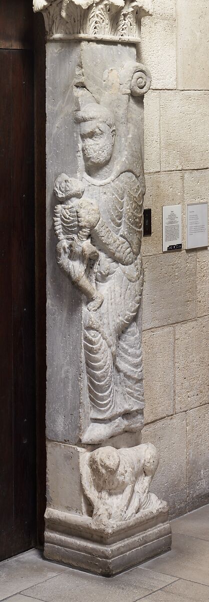 Portal from the Church of San Leonardo al Frigido, Workshop of Biduinus (Italian, active last quarter 12th century), Marble (Carrara marble), Italian