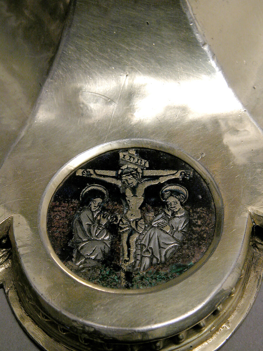 Chalice, Silver-gilt, silver, and basse taille enamel, Catalan