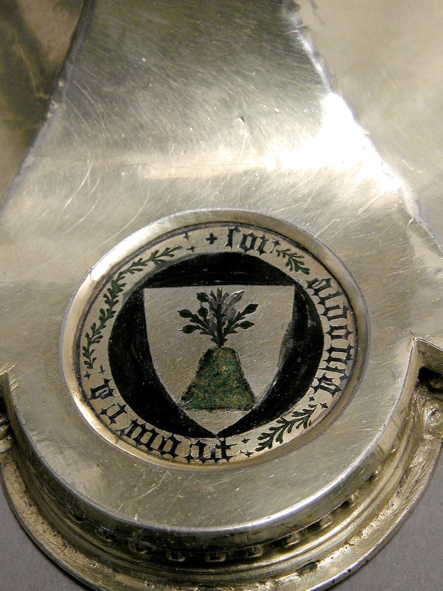 Chalice, Silver-gilt, silver, and basse taille enamel, Catalan