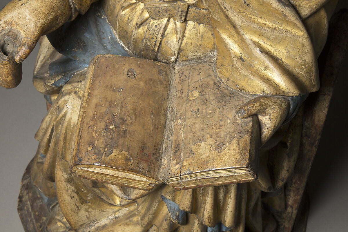 Saint Peter (?), Limewood with paint, Austrian