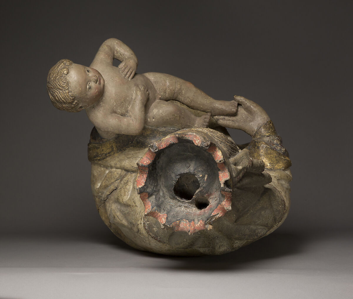 Standing Virgin and Child, Limewood, fir, and paint, Austrian