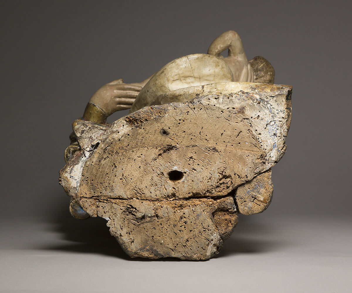 Standing Virgin and Child, Limewood, fir, and paint, Austrian