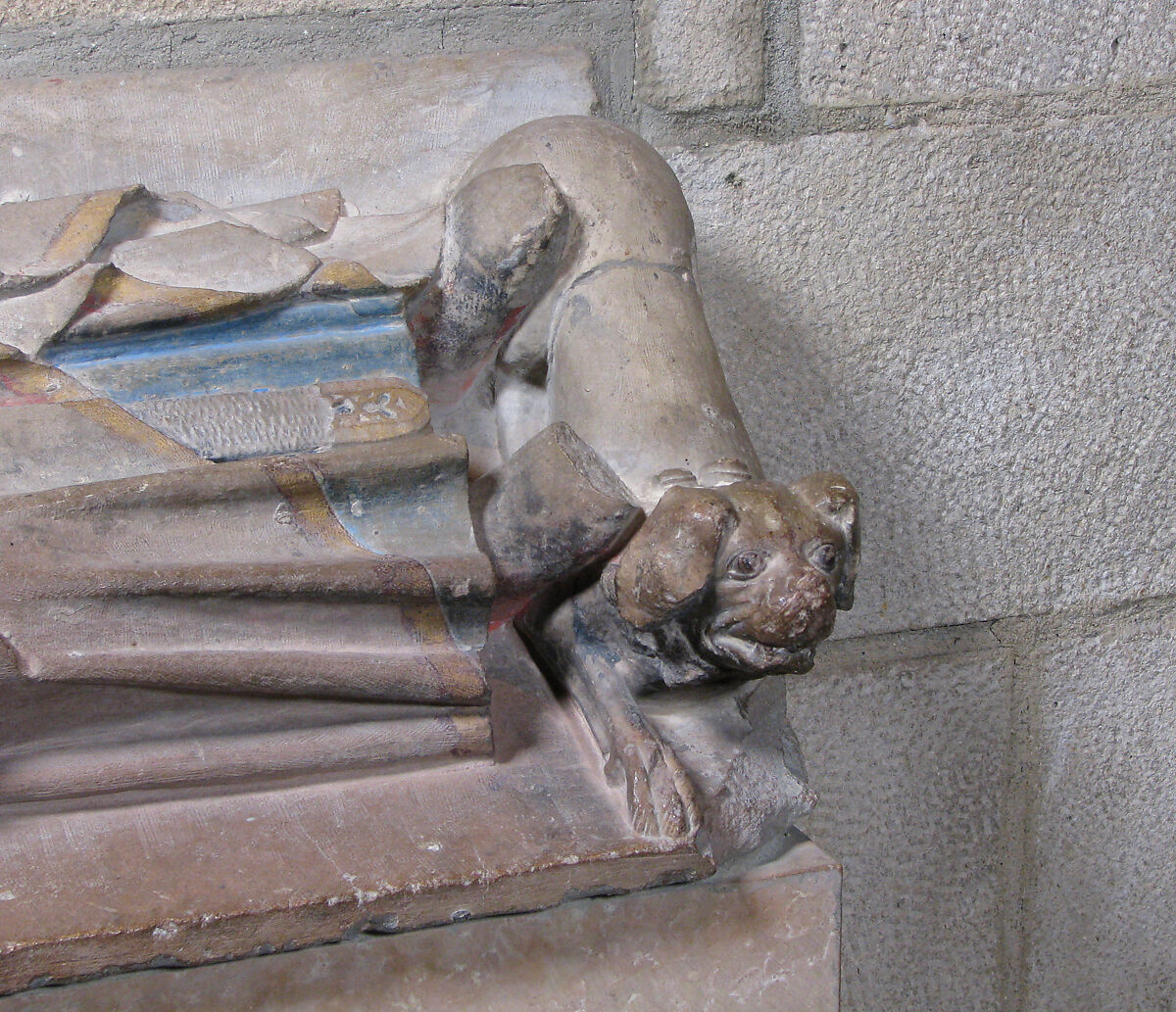 Tomb Effigy of a Boy, Probably Ermengol IX, Count of Urgell, Limestone, traces of paint, Catalan