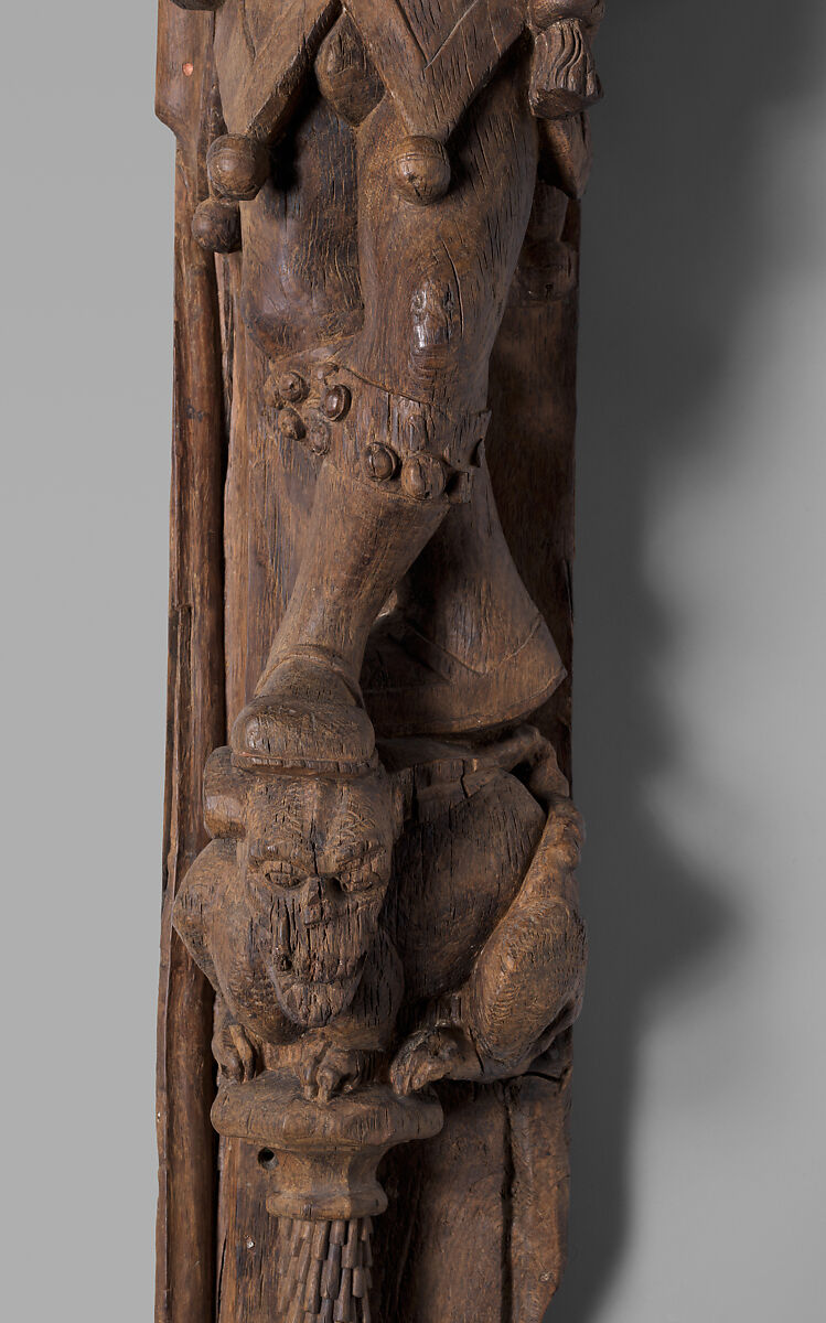 Architectural Support with a Jester, Oak, French