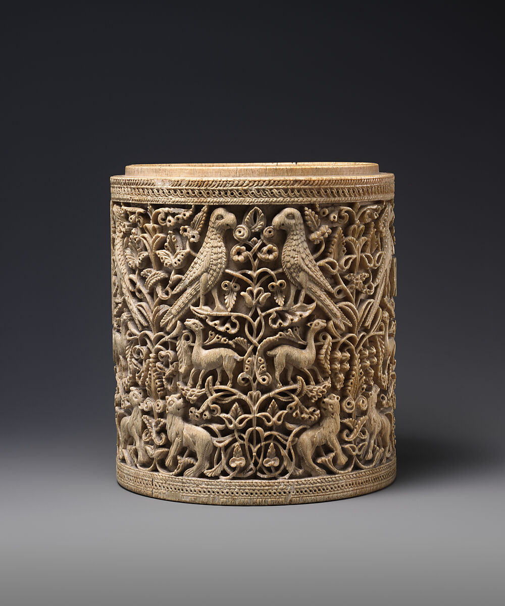 Pyxis, Elephant ivory, Spanish