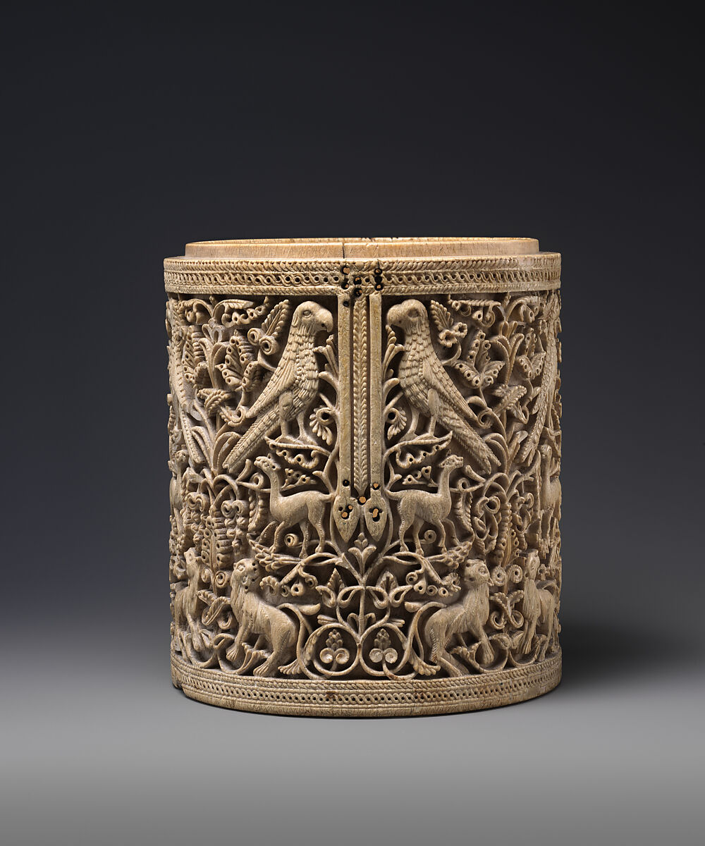 Pyxis, Elephant ivory, Spanish