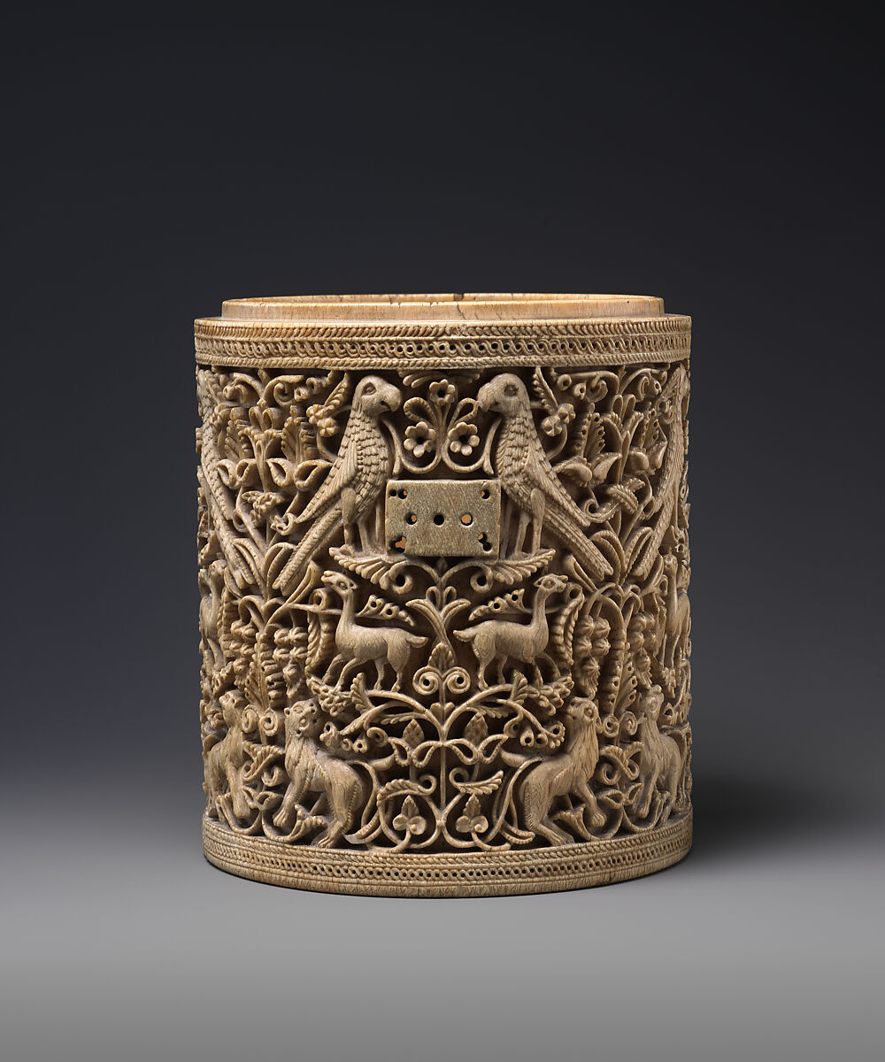 Pyxis, Elephant ivory, Spanish