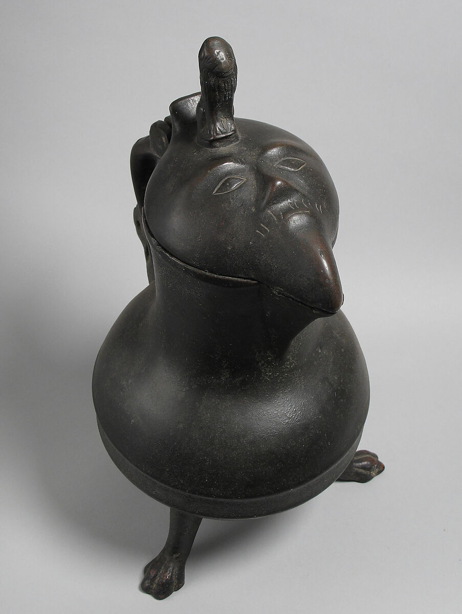 Covered Jug, Copper alloy, German or South Netherlandish