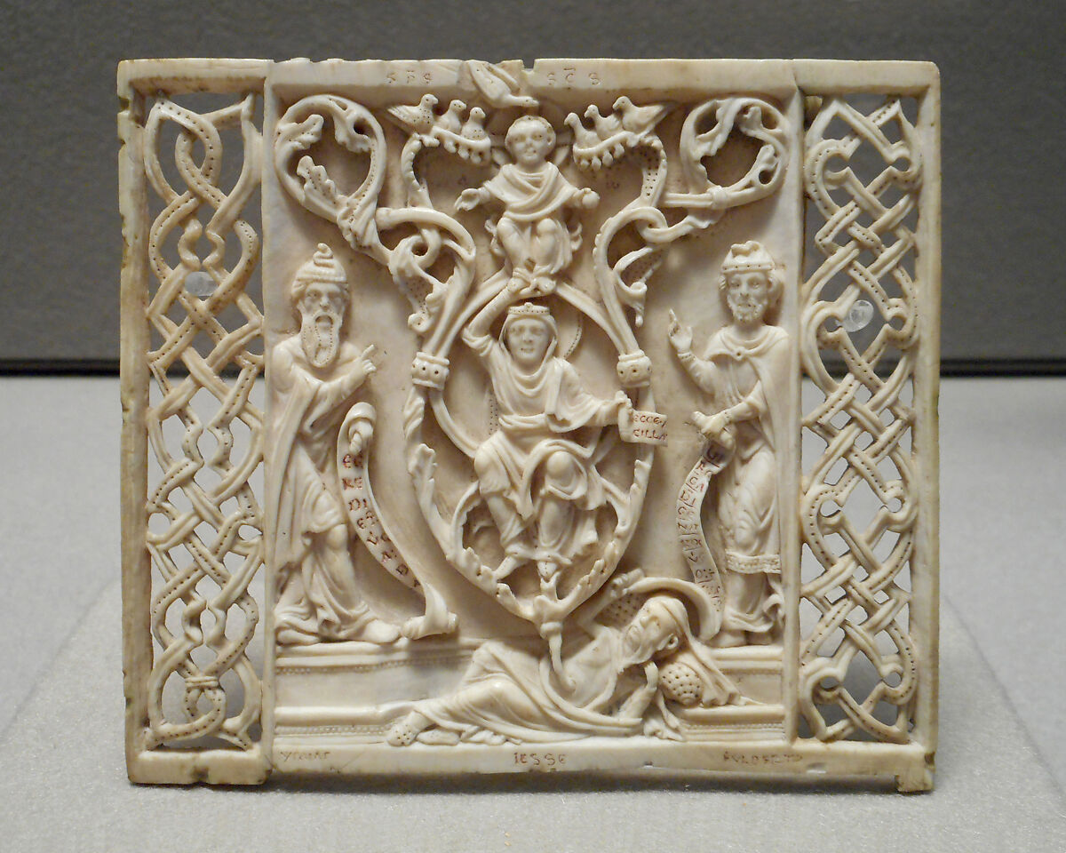 Liturgical Comb Fragment, Elephant ivory, German 