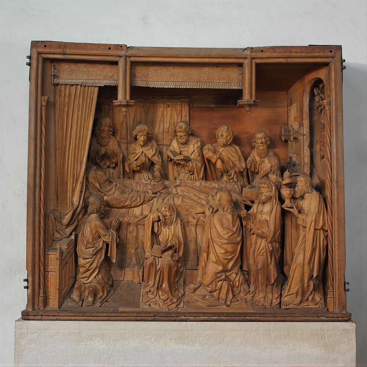 The Death of the Virgin (The Dormition), Workshop of Tilman Heysacker (German, active Cologne 1487–died 1515), Oak, German 