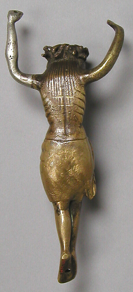 Crucified Christ, Gilded copper alloy, South Netherlandish